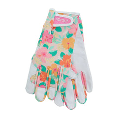 Sprout Goatskin Gloves - Hibiscus