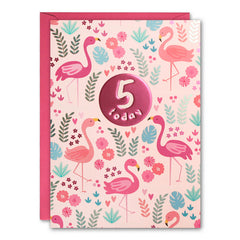5th Birthday - Flamingo