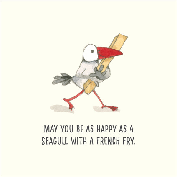 Happy as a Seagull - Twigseeds Friendship Card