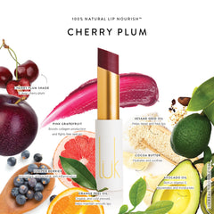 Luk Beautifood Lip Nourish – Cherry Plum Natural Lipstick