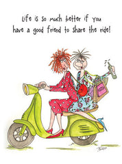 A Good Friend To Share The Ride