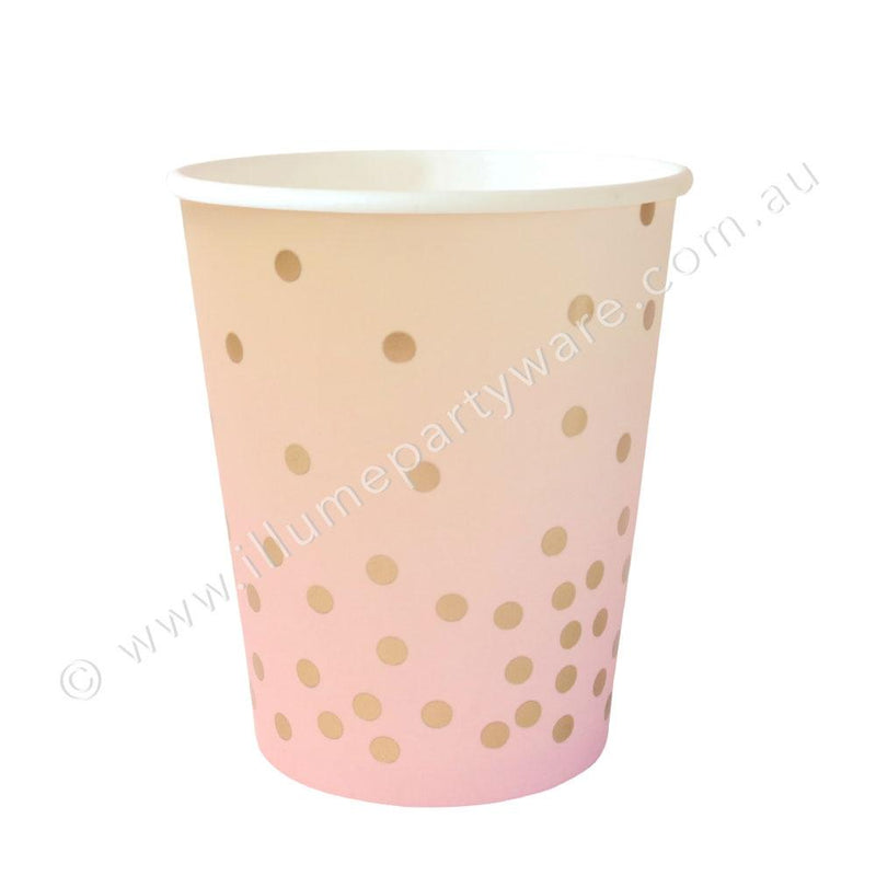 Pink & Peach Cups (300ml)