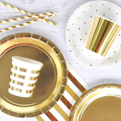 Gold Foil Large Plates