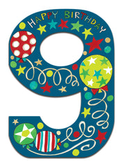 9th Birthday - Balloons