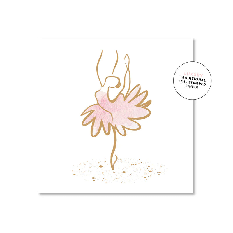 Mini Card - Sparkle Ballerina