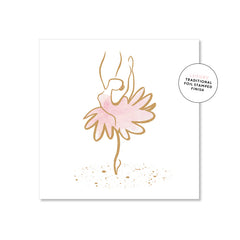 Mini Card - Sparkle Ballerina