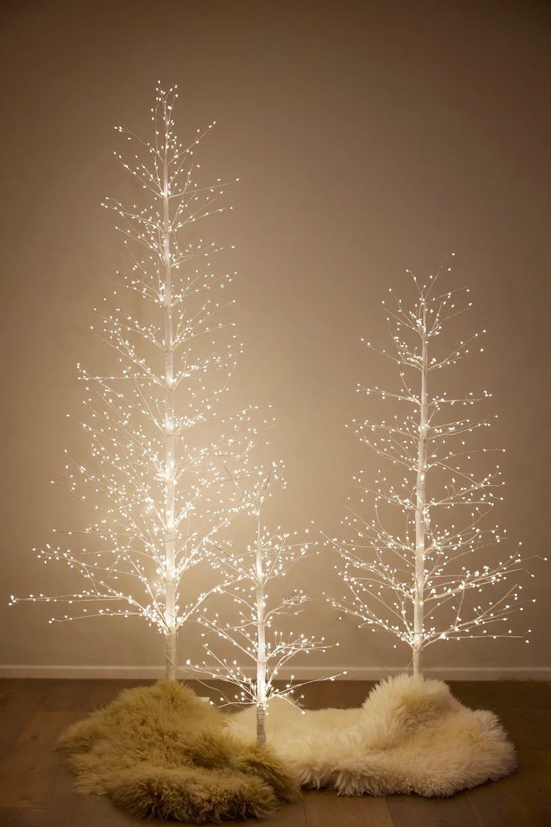 150cm Led White Sparkle Tree