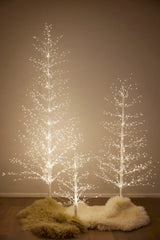 150cm Led White Sparkle Tree