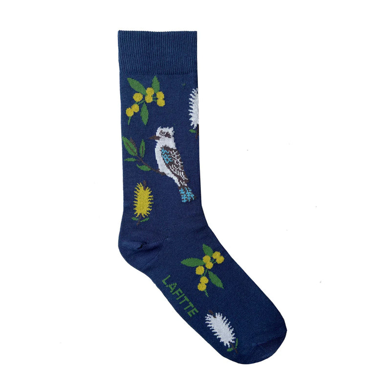 Kookaburra Socks - Blue