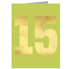 Small Card - 15th