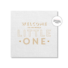 Mini Card - Welcome to the World Little One