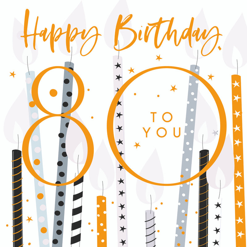 HB - 80th Candles