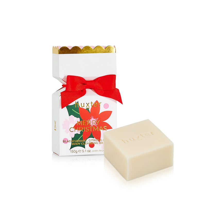 Body Cleansing Bar Soap Bon Bon – Blackcurrant, Citrus & Amber (White)