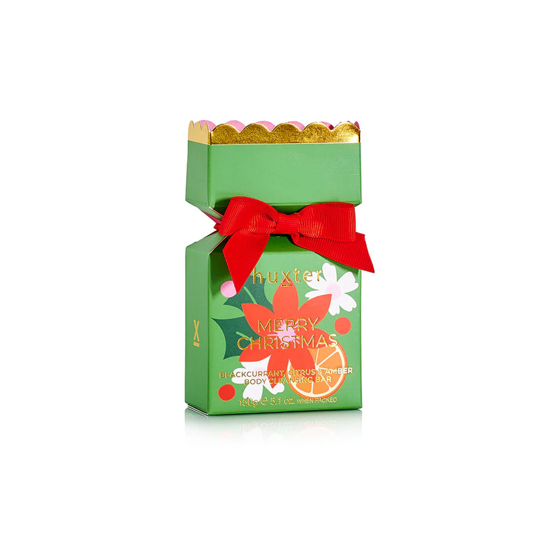 Body Cleansing Bar Soap Bon Bon 150gm – Blackcurrant, Citrus & Amber (Green)