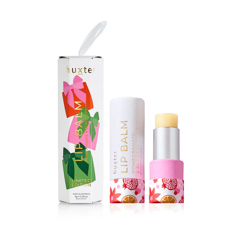 Hanging Lip Balm - Pomegranate & Blackcurrant (White)