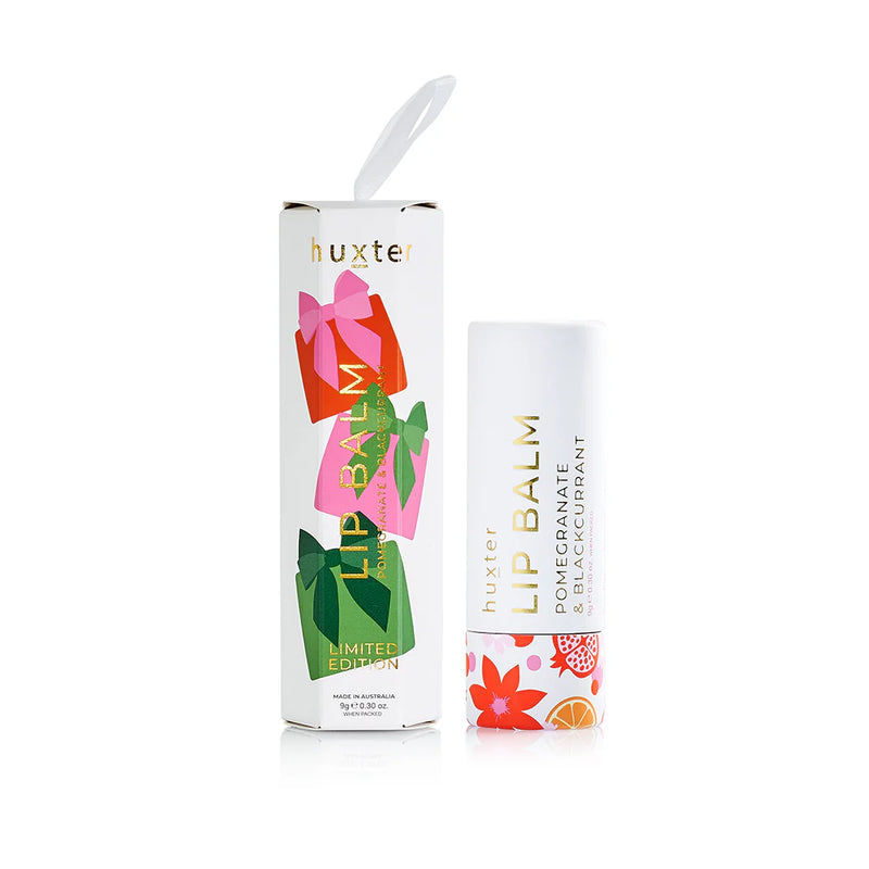 Hanging Lip Balm - Pomegranate & Blackcurrant (White)