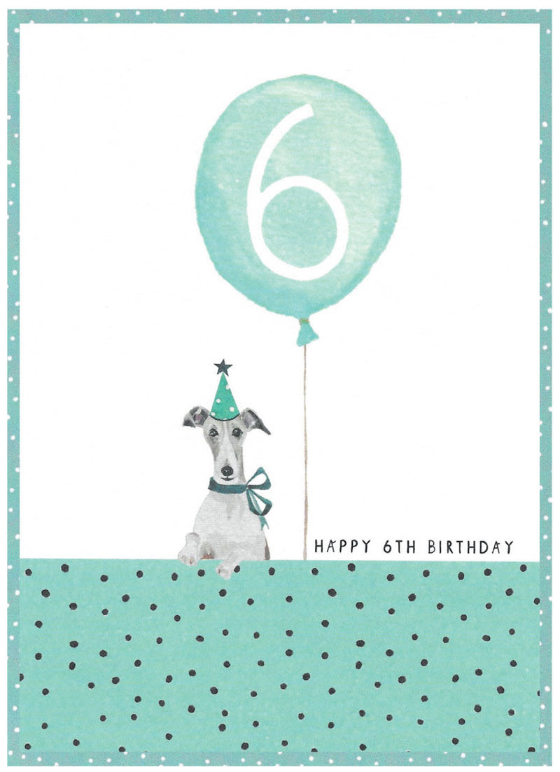 Happy 6th Birthday - Dog