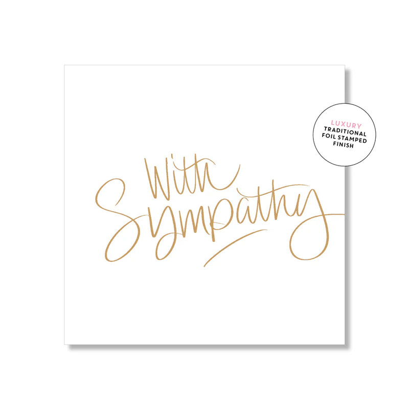 Mini Card - With Sympathy
