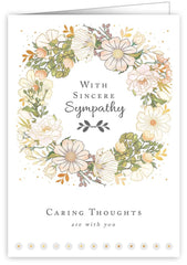 With Sincere Sympathy - Flower Wreath