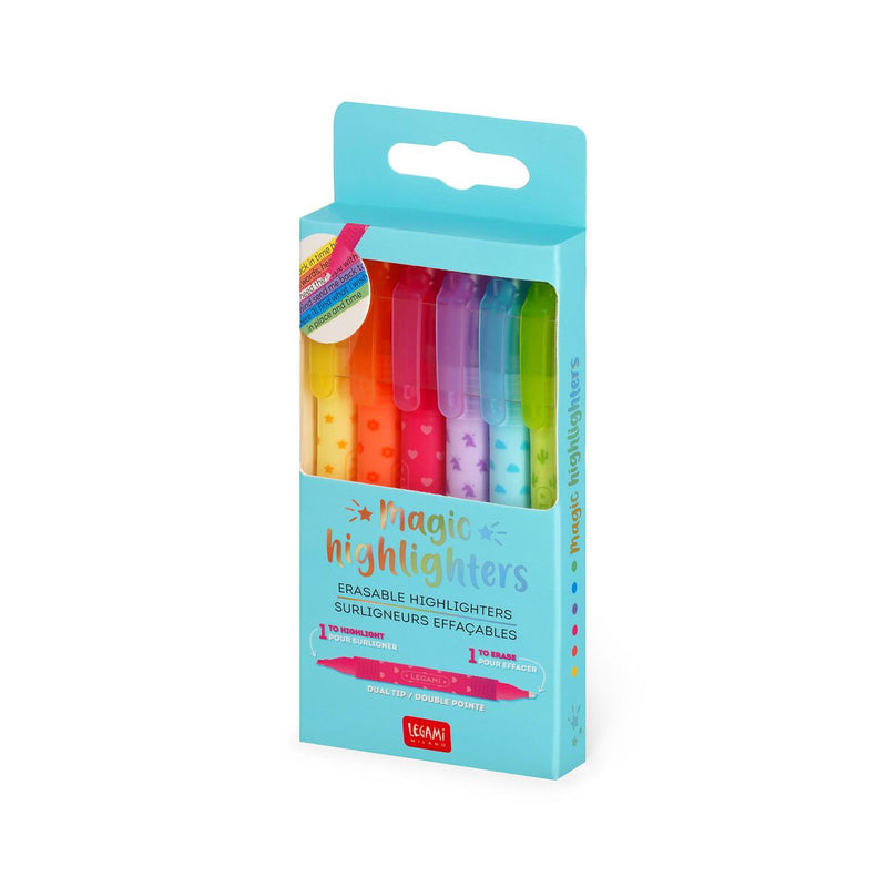 Set of 6 Erasable Highlighters