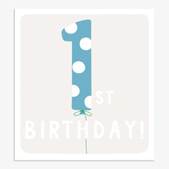 1st Birthday - Blue