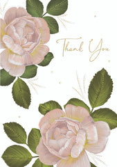 Thank You - Pink Flowers