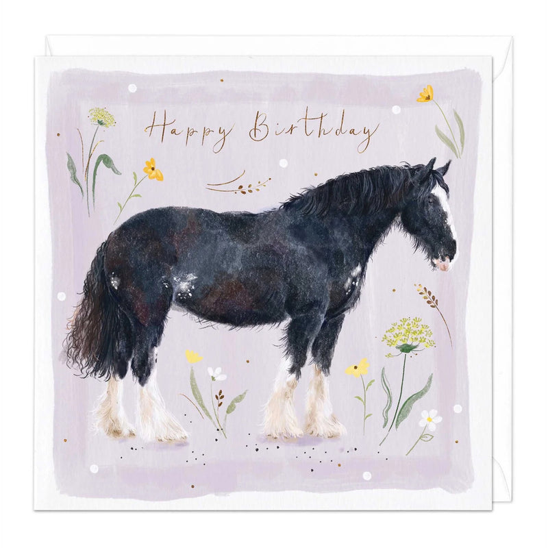 Happy Birthday - Horse