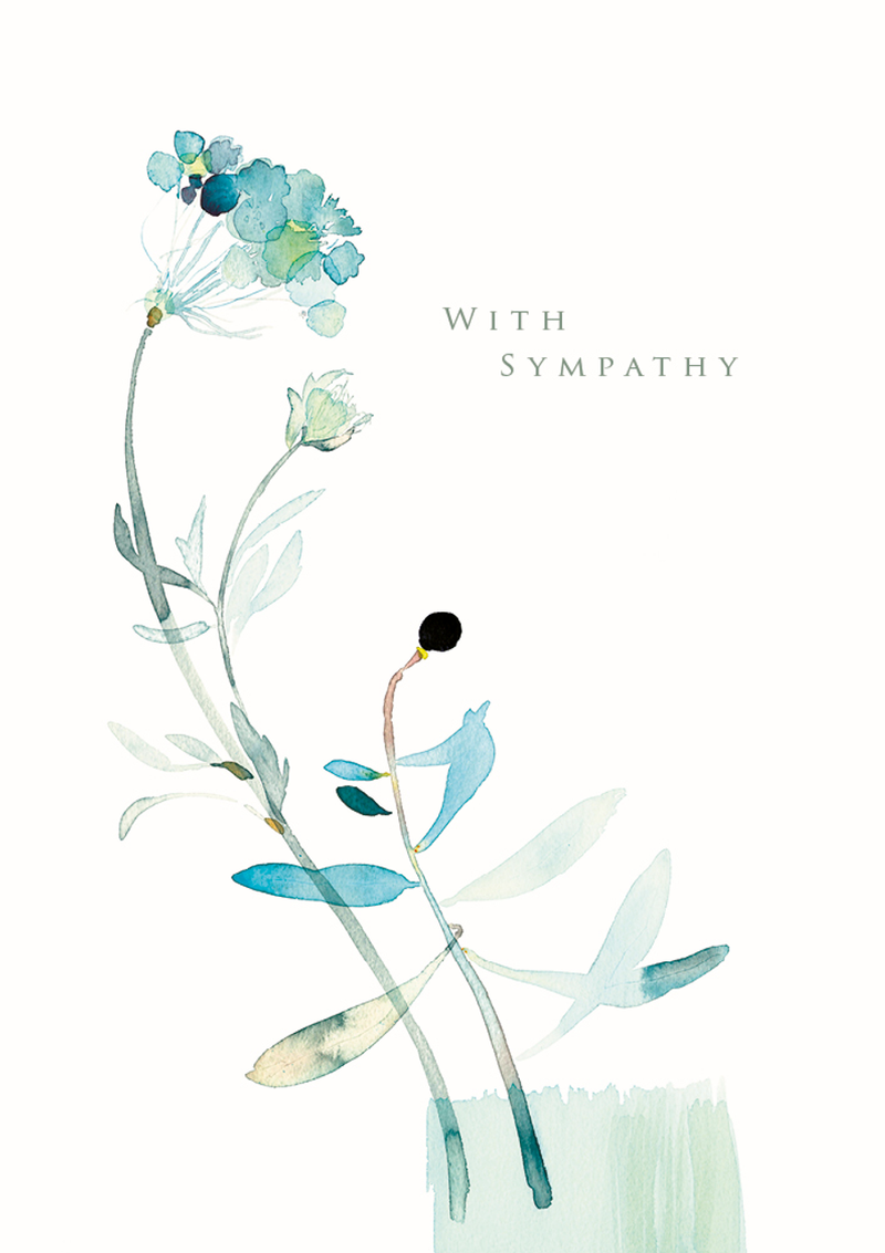 With Sympathy - Meadowsweet