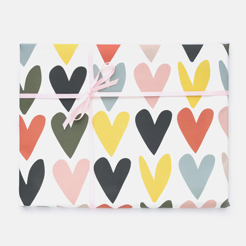 Flat Wrap - Caroline Gardner Hearts