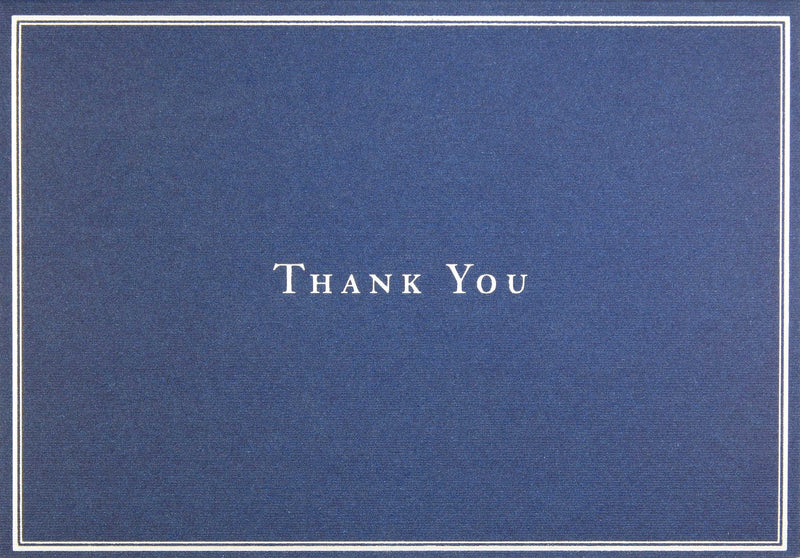 Navy Blue Thank You Notes