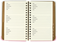 Tree of Hearts Internet Address & Password Logbook