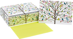 Tree of Budgies Note Cards