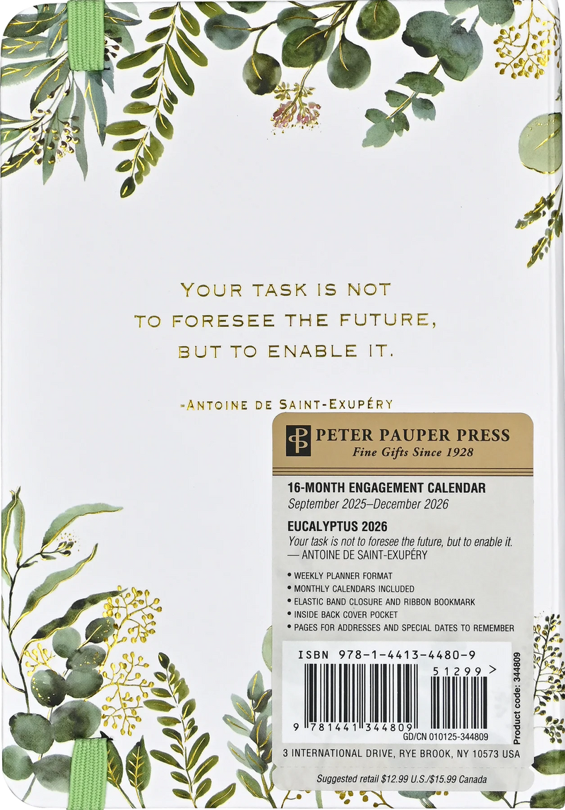2026 Eucalyptus Weekly Planner