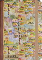 2026 Watercolor Treescape Weekly Planner