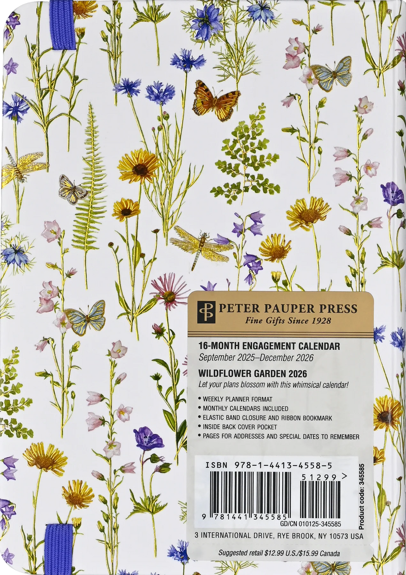 2026 Wildflower Garden Weekly Planner