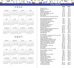 2026-27 Wildflower Garden 2-Year Pocket Planner