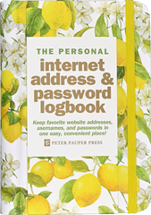Amalfi Lemons Internet Address & Password Logbook