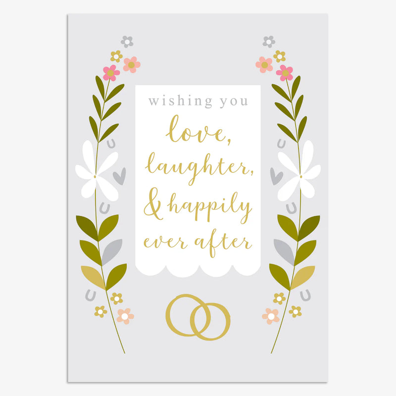 Wishing you love, laughter & happily ever after