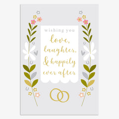 Wishing you love, laughter & happily ever after