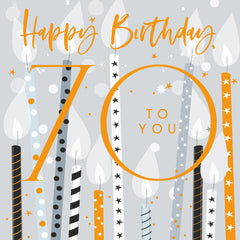 HB - 70th Candles