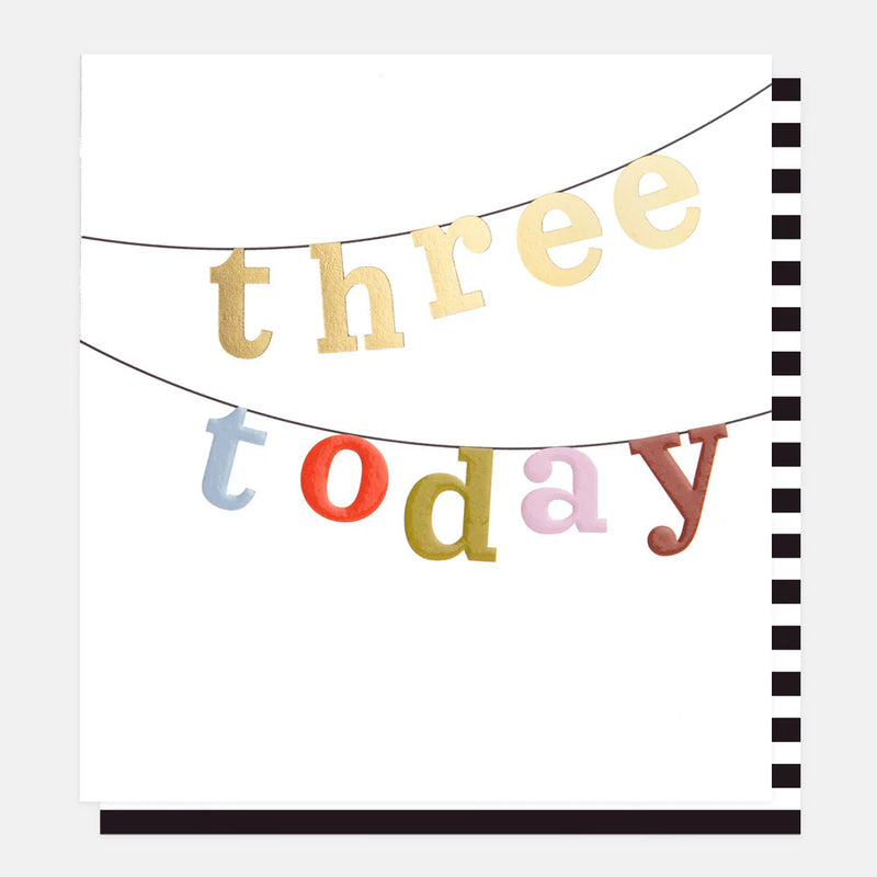 Three Today - Letters