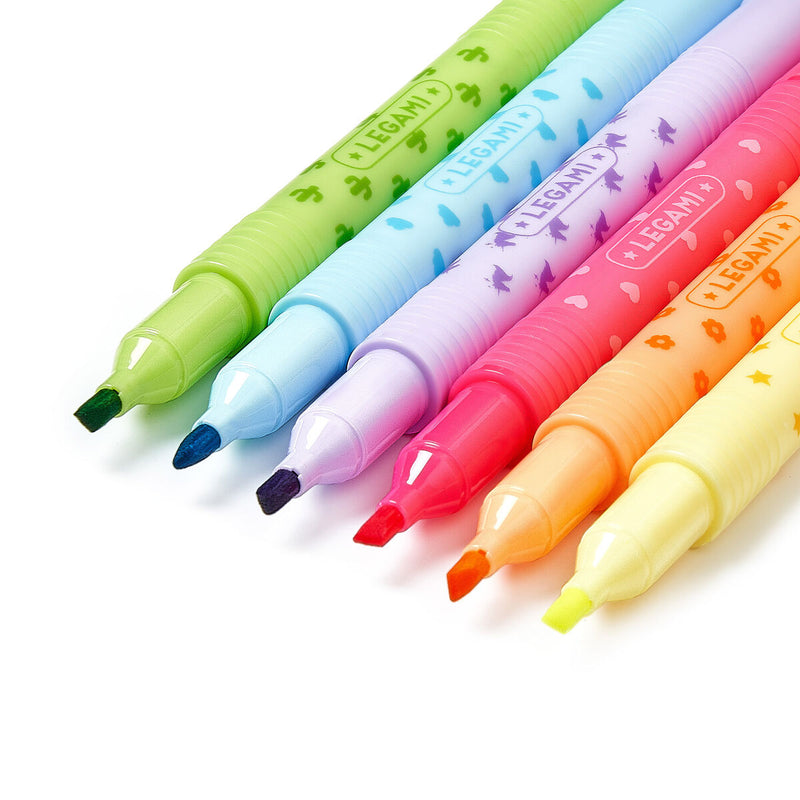 Set of 6 Erasable Highlighters