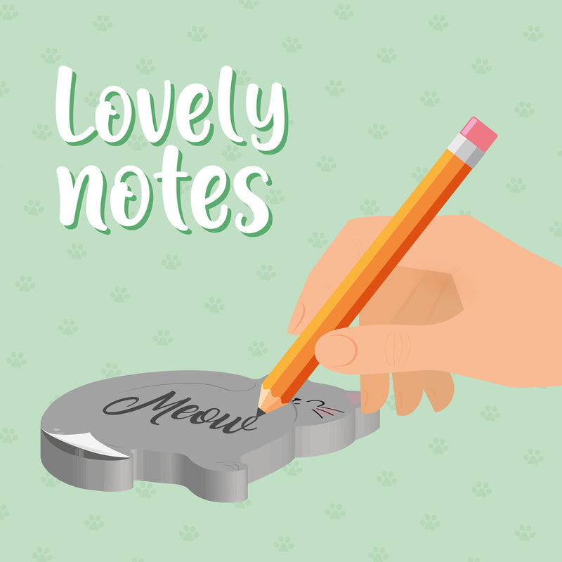 Adhesive Notepad - Kitty