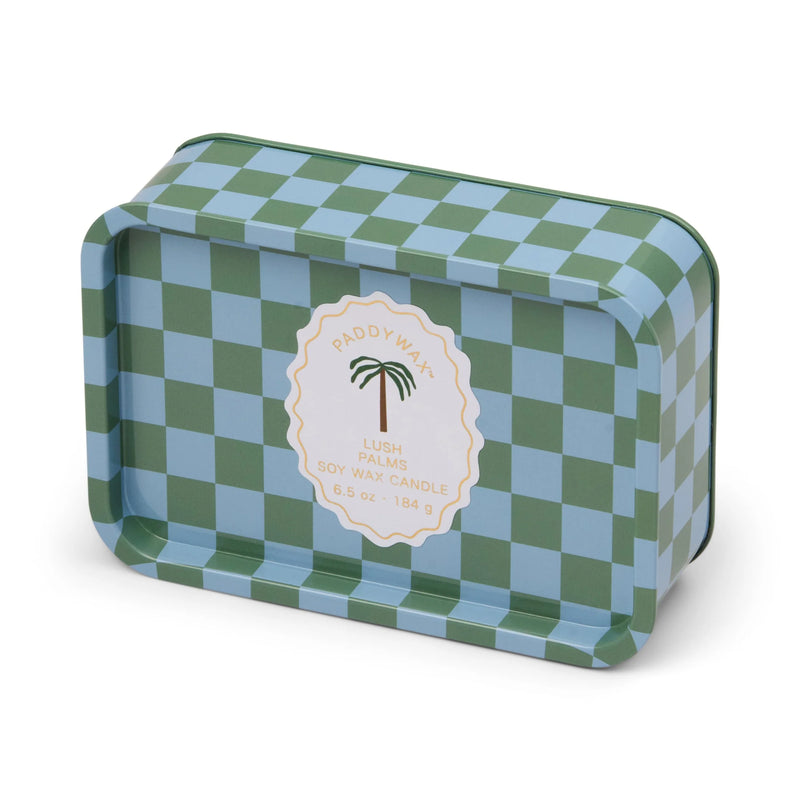 Tin Candle - Lush Palms