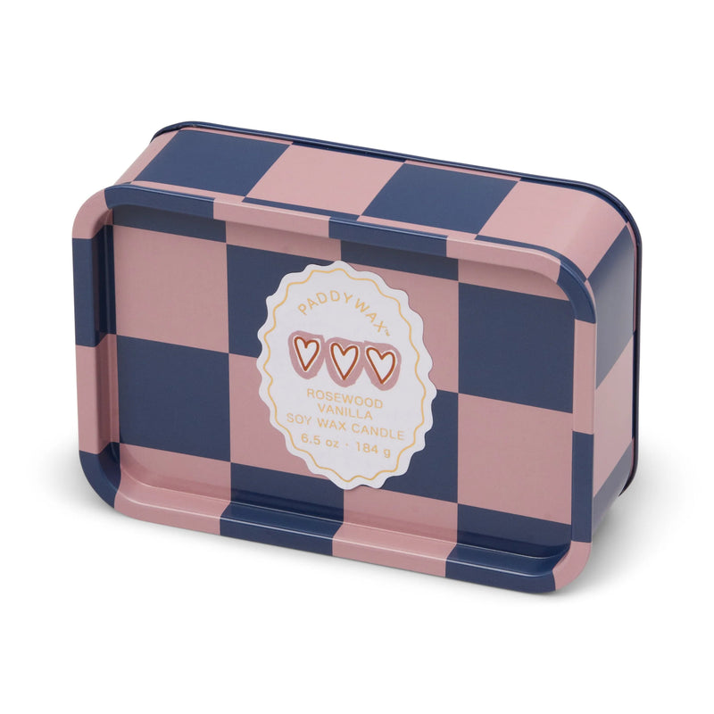 Tin Candle - Rosewood Vanilla