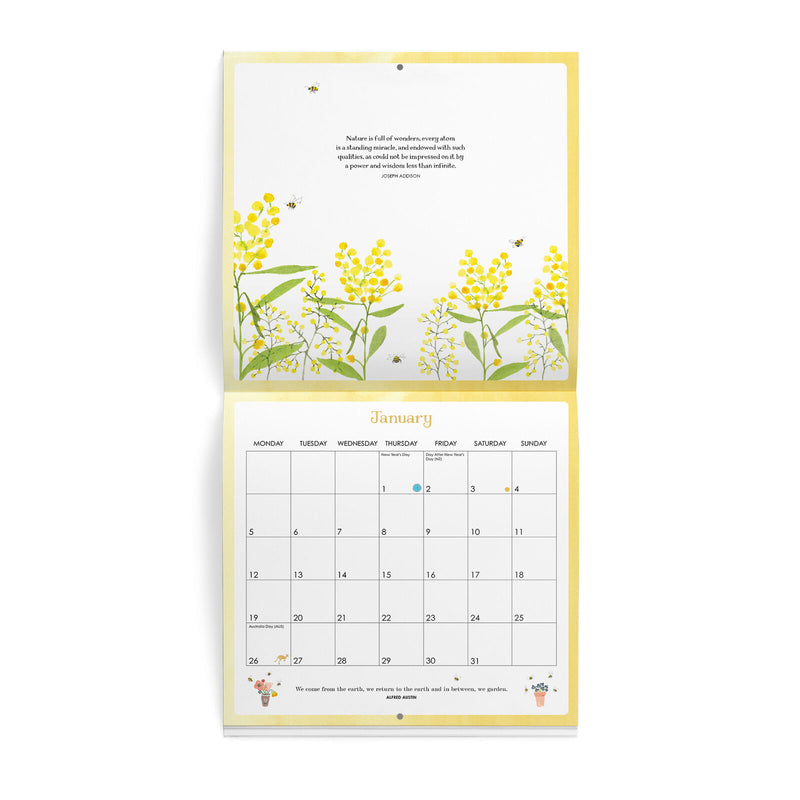 2026 Bee Wall Calendar