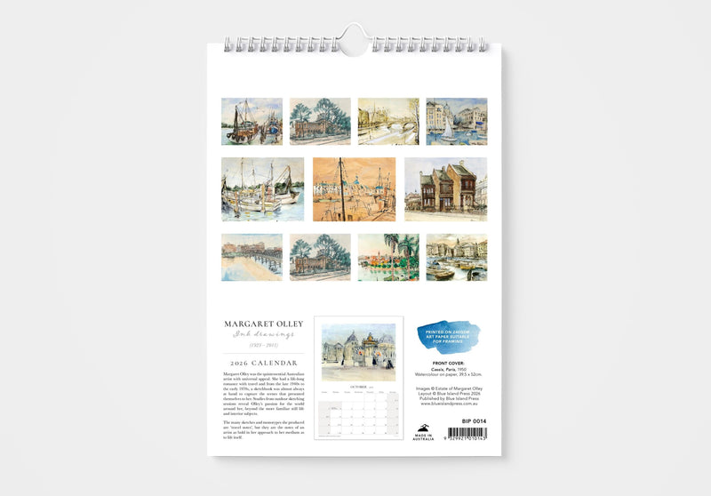 Margaret Olley Inks 2026 Wall Calendar