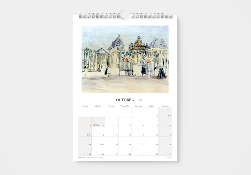 Margaret Olley Inks 2026 Wall Calendar
