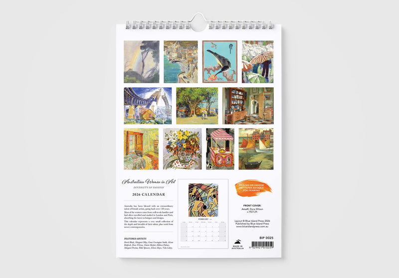 Australian Women in Art 2026 Wall Calendar