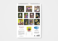 Minky Grant 2026 Wall Calendar